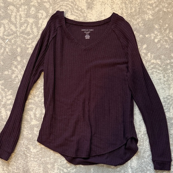 American Eagle Outfitters Tops - American Eagle Outfitters Purple Long Sleeve - Size Small
